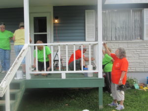 painting porch
